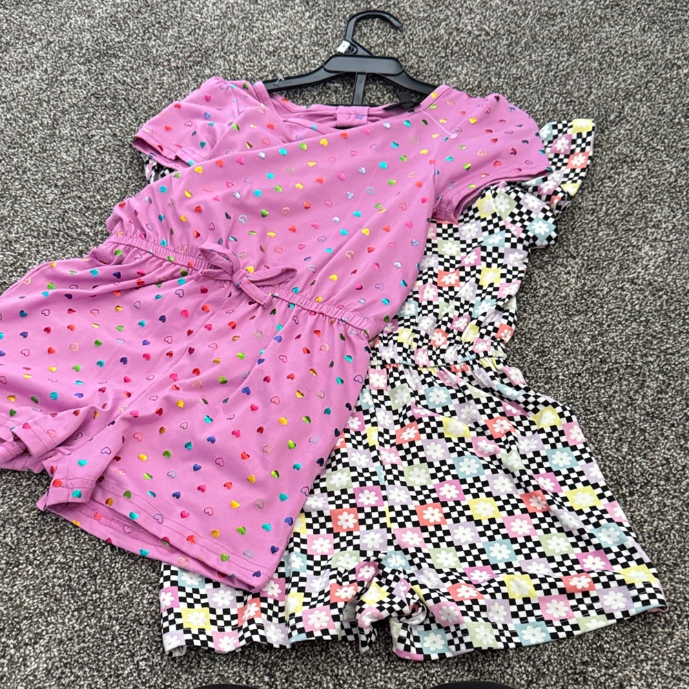 Colorful Patterned Rompers